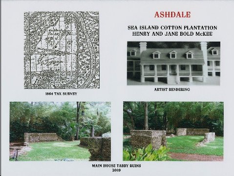 What is left of Ashdale Plantation